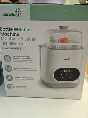 GROWNSY Bottle Washer Machine ZMW-STHB01-3 Baby Bottle Sterilizer Dryer 120V