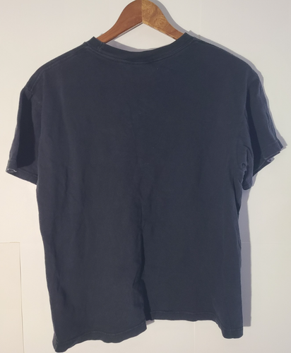 Vintage 90s Thunder Sportswear "The South is where its at" Large Black Boxy Tee - Picture 5 of 5