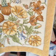 Jim Thomson Flower Pattern Silk Scarf Official