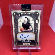 2023-24 Wild Card 5 Card Draw Colin Castleton 1/1 Auto 5CDV-CCA LA LAKERS Signed
