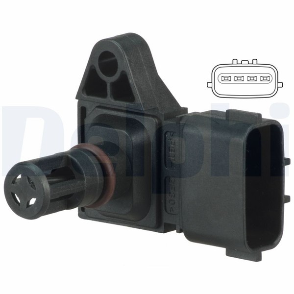 Delphi Sensor Saugrohrdruck PS10189 FüR Nissan Micra Note NE11 K12 E11 3 16V LPG-image