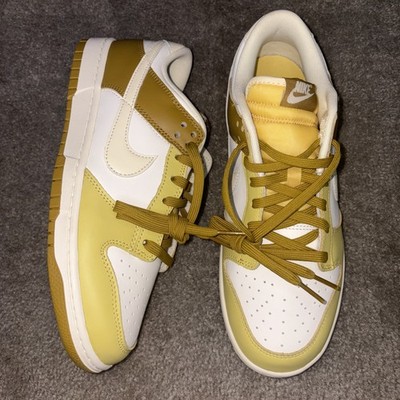 New Nike Dunk Low Retro Men s Bronzine Saturn Gold FZ4042 716 Sz 10 