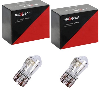 20x MAXGEAR GLASSOCKELLAMPE W21/5W GLÜHLAMPEN 12V 21/5W W3X16Q | 78-0048SET