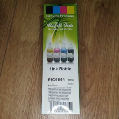 1 gelbe Tintenflasche für Epson EcoTank 