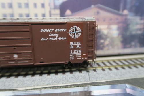 KADEE CARS HO SCALE #5214 ANN ARBOR AA 1234 40' PS-1 STAND BOXCAR SINGLE 8' DR! - Picture 17 of 22