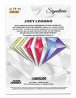 JOEY LOGANO AUTOGRAPHED 2023 PANINI NASCAR 75TH ANNIVERSARY SIGNATURES CARD + 2 — photo 2