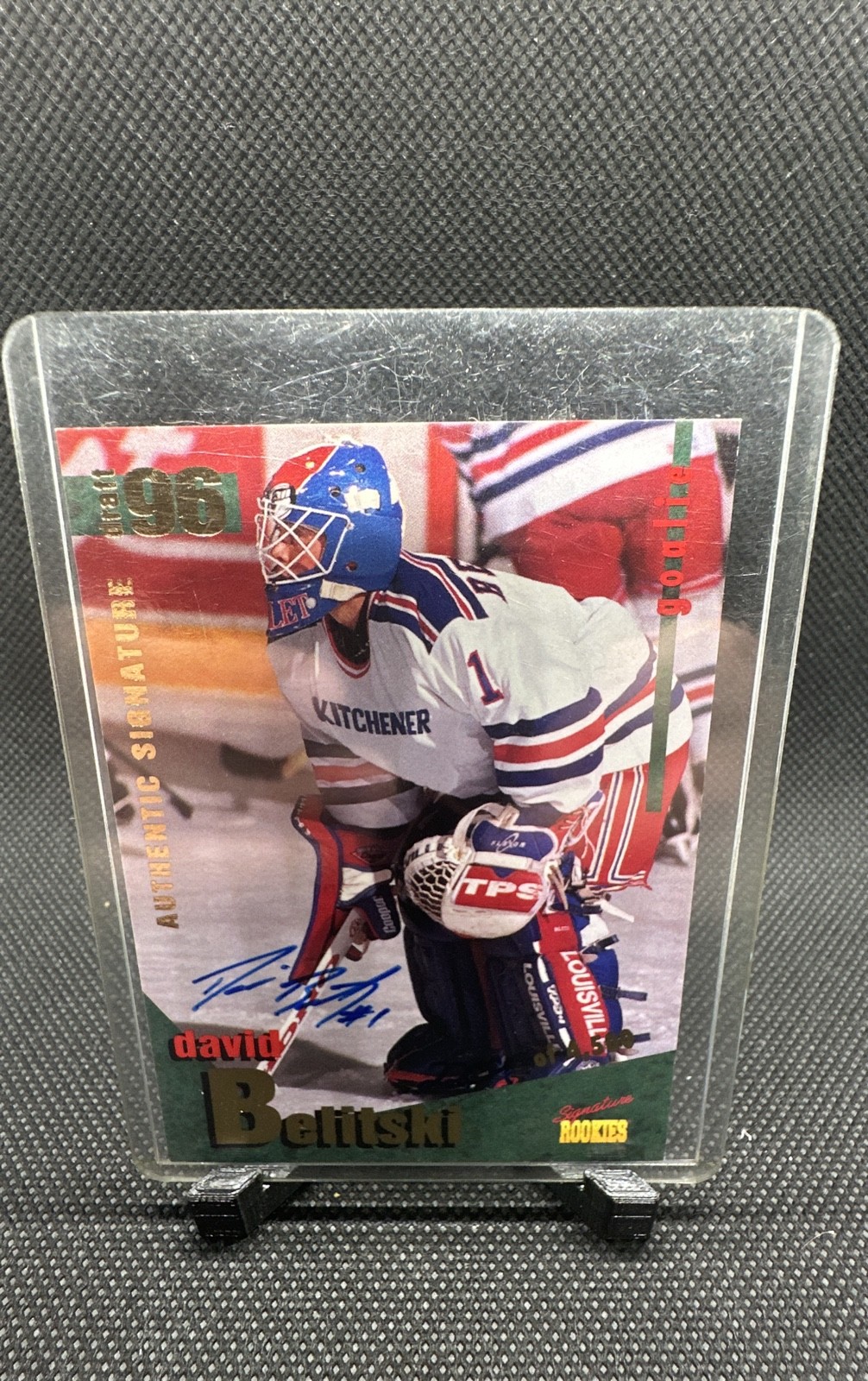 1995 Signature Rookies Draft 96 Autographs - David Belitski #3 /4500 (AU)
