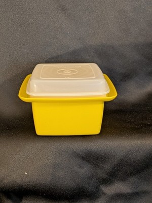 Vintage Tupperware Jam, Butter, Cheese Keeper 861-1 W/Lid 862-3