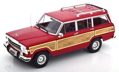 KK Scale 1:18 JEEP GRAND WAGONEER RED 1989 Modellauto