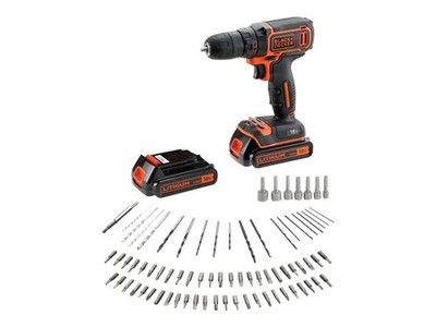 Black & Decker BDCDC18BAFC Elektroschraubendreher Pistolengriff schwarz