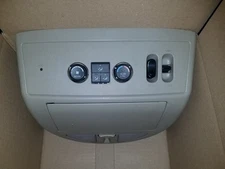 2008-2014 NISSAN ARMADA GRAY QX56 ROOF CONSOLE OVERHEAD MAP LIGHT DOME STORAGE