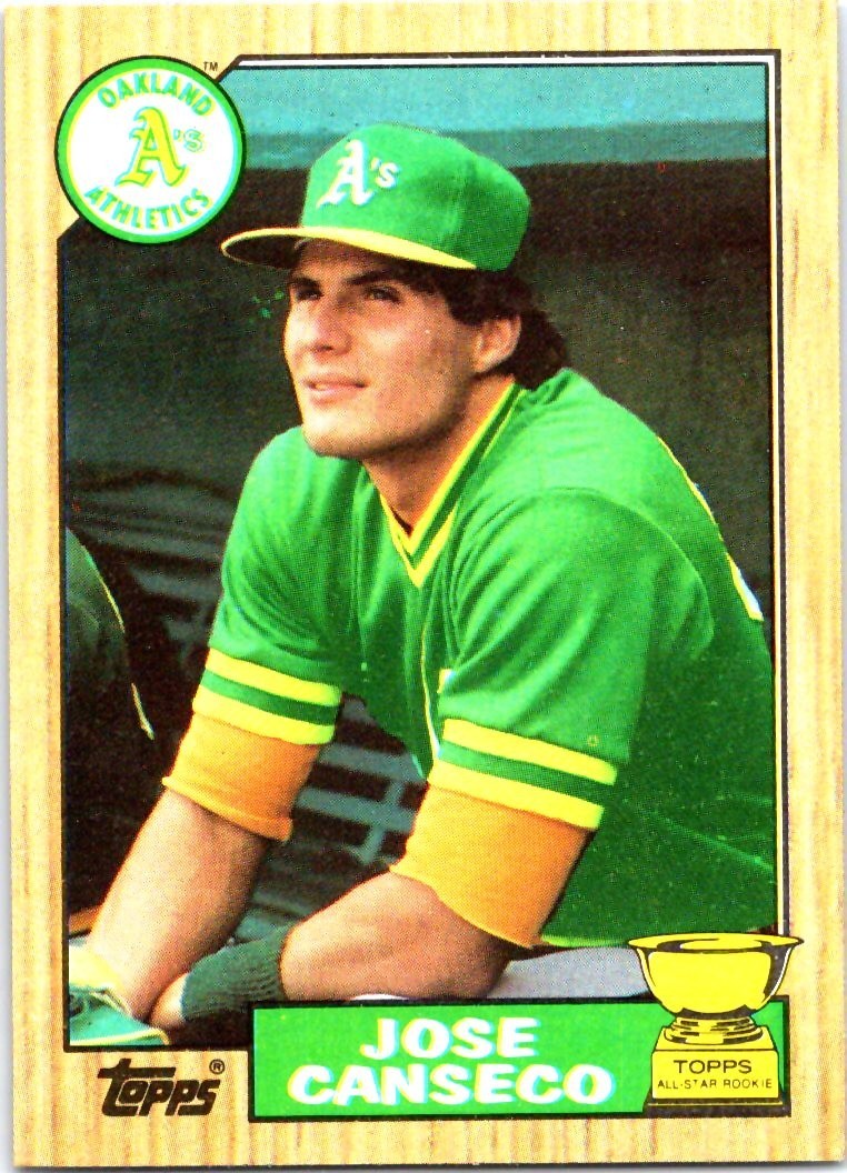 1987 Topps - Jose Canseco #620 (H4)