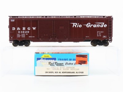 HO Athearn Rail Runner 292-1 D&RGW Rio Grande 50' Double Door Box Car #63629