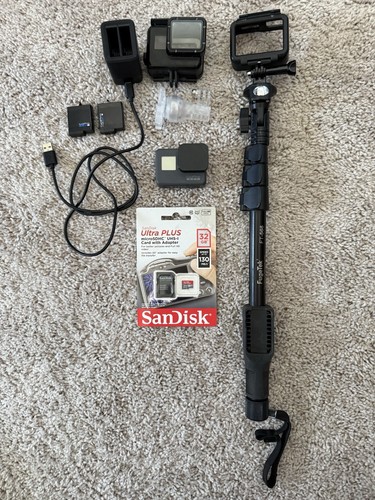 Go Pro Hero 5 Action Camera Bundle - Picture 1 of 4
