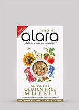 Image of Alara Gluten Free Active Life Organic Muesli 250g - 4 Pack