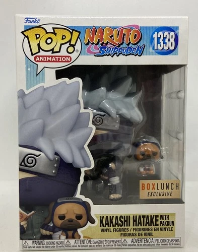 Funko Pop! Naruto Shippuden Kakashi Hatake With Pakkun #1338 Box Lunch Exclusive