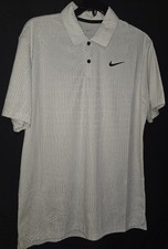 Nike Tour ADV Medium Platinum Grey Dri Fit Polo Shirt