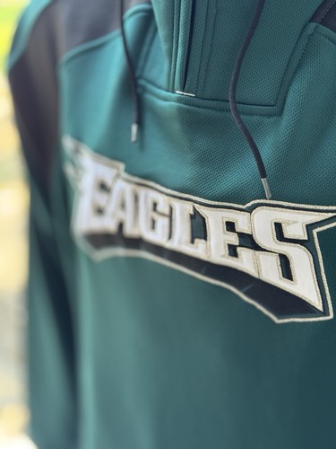 Sudadera con capucha de poliéster Philadelphia Eagles Reebok usada en excelente estado talla M - Imagen 5 de 14