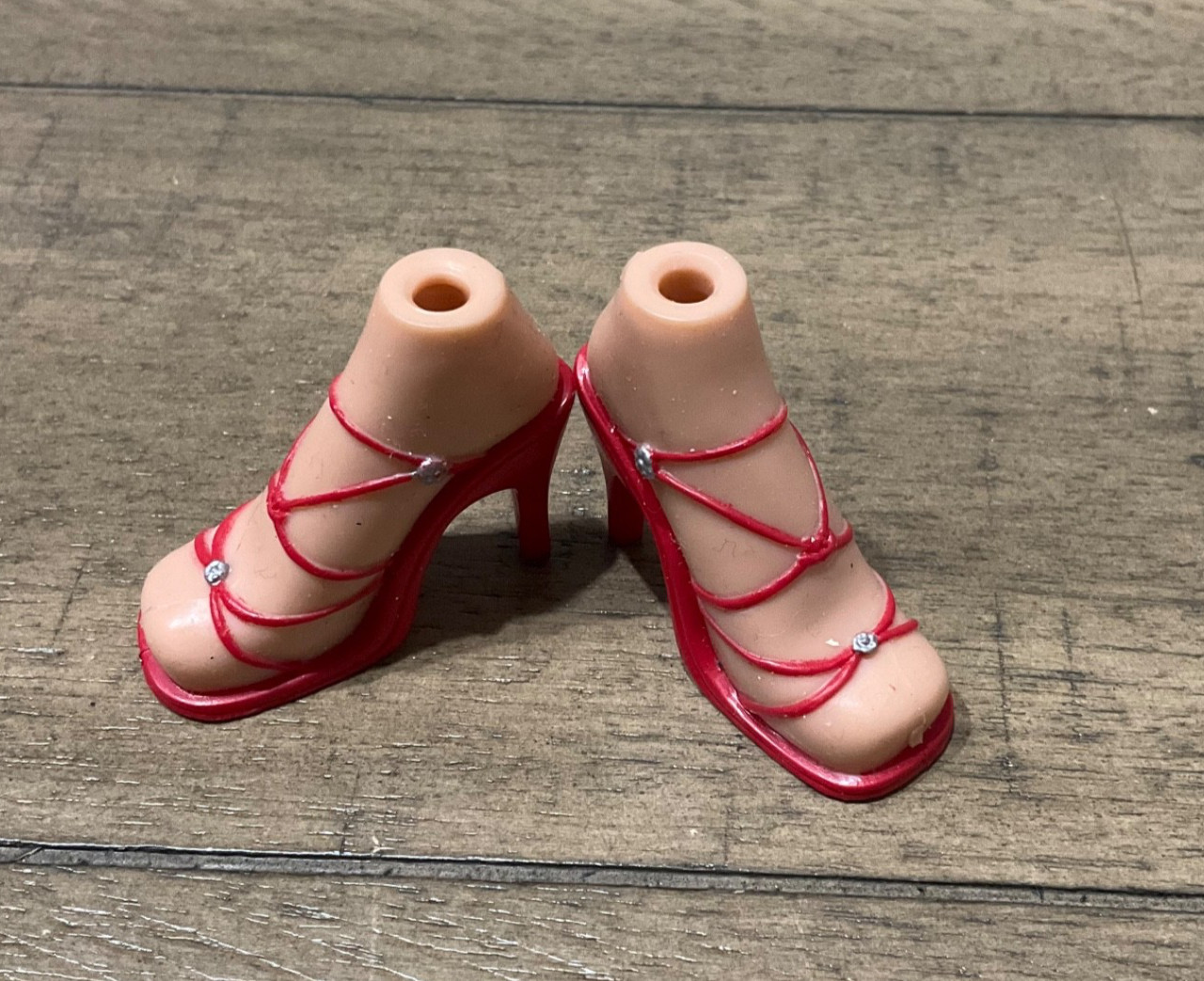 Bratz Doll Lot Mga Shoes Red Sandals Heels Hollywood Katia