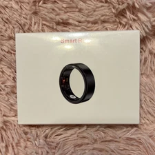 JRing Smart Ring Activity Tracker Heart Rate Bluetooth iOS/Android Black 7+ Day
