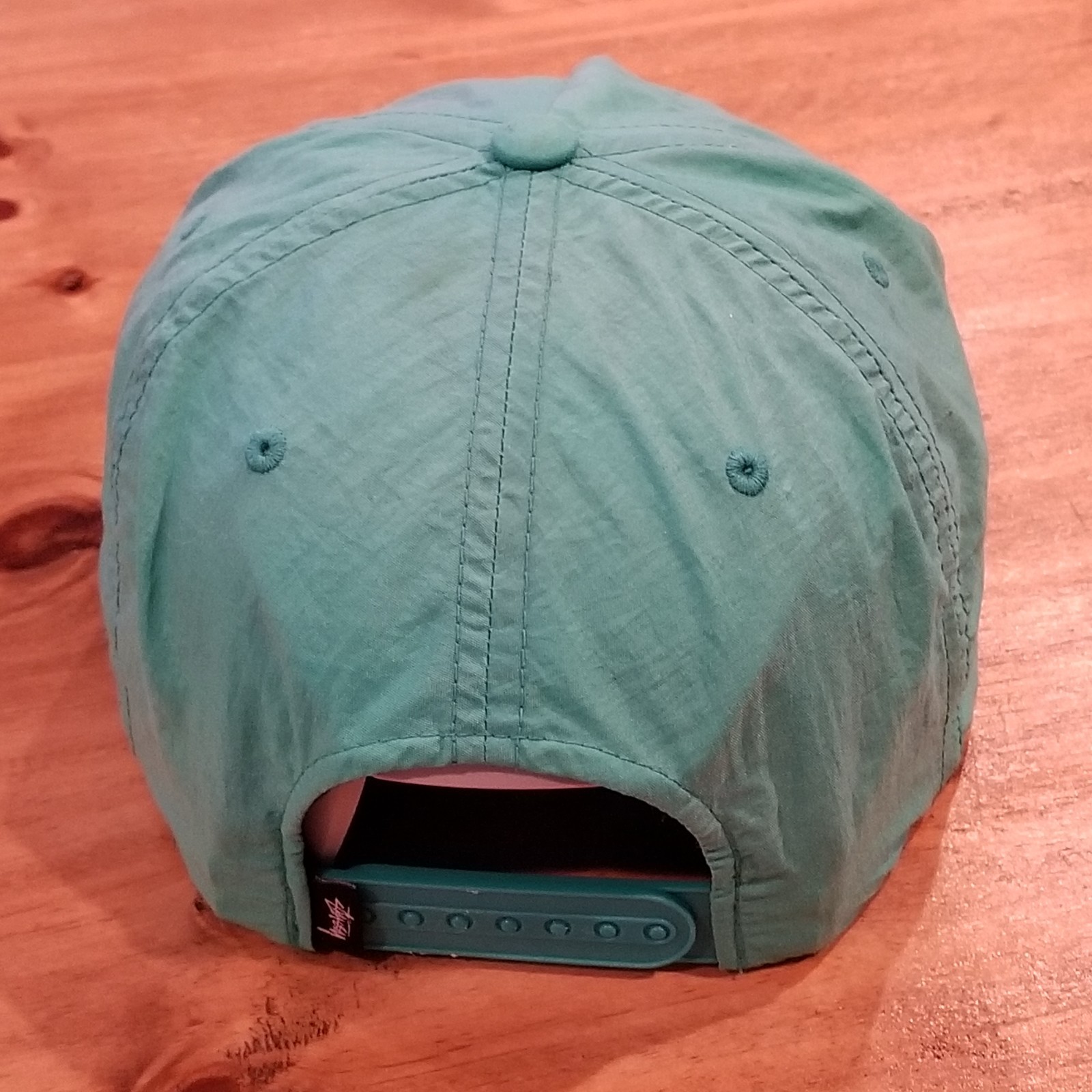 Stussy Hat Cap Snapback Green Patch International… - image 3