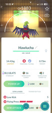 AMAZING! ✨ SHINY REGIONAL HAWLUCHA!!! ✨ - PKMN GO!!! - NON REGISTERED!!!