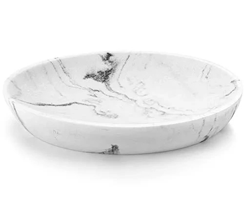 Jabonera Resina Bandeja Jabonera Soporte Jabonera Contenedor Caja Patrón Mármol Jabón Ovalado Pla - Imagen 1 de 3