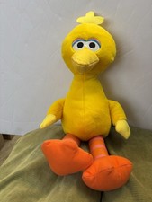 Sesame Street BIG BIRD 18  Tall Large Plush Just Play Kids Toy Preloved