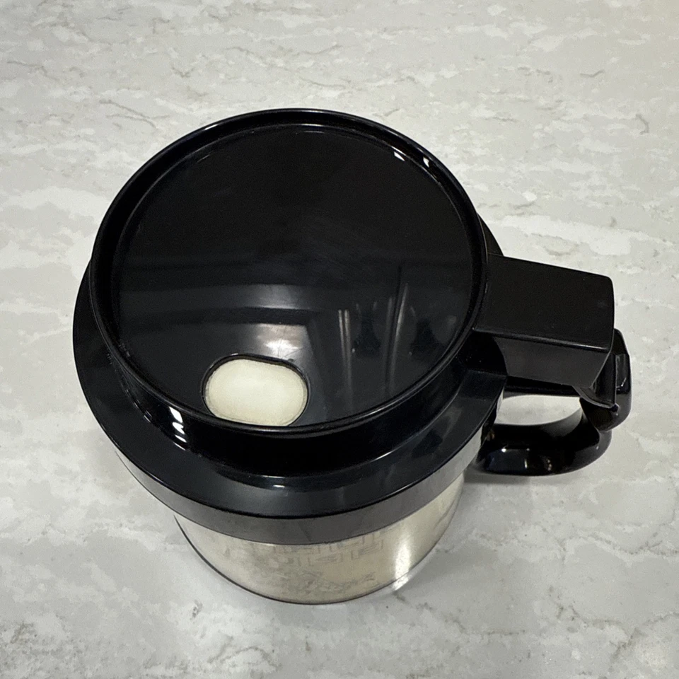 老式美国华夫饼屋塑料餐厅风格咖啡杯带盖保温杯 — 第 2/4 张图片