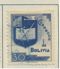 Bolivia Stamp Scott #258, Used