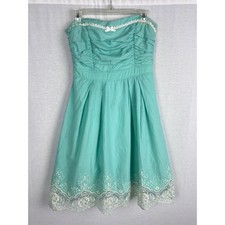 Vintage Y2K Teeze Me Dress Juniors 11 Strapless A-Line Mini Lace Coquette Fairy