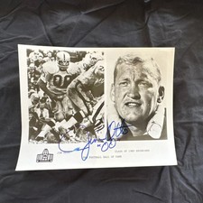Jim Otto Oakland Raiders Signed Pro Football Hall of Fame Original Photo