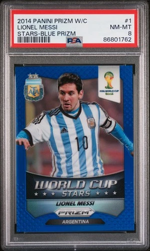 2014 Panini World Cup Lionel Messi Blue /199