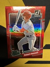 2023 Panini Donruss - Rated Prospect Robert Hassell #82 Holo Red /2023 (RC)