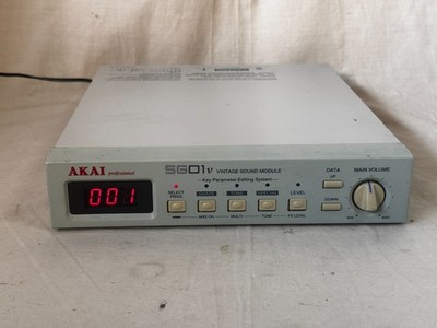 AKAI SG01v Vintage Sound Module New internal battery!! w/ power