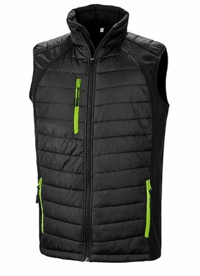 Herren Black Compass Softshell Gilet | Result | R238X