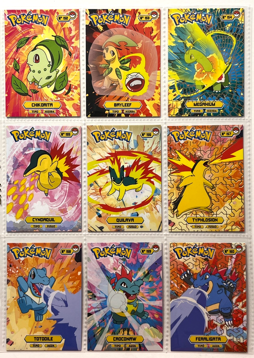 2025 POKEMON ATTACK JOHTO 2st Gen Full Set 150/150 Cards Top Peru