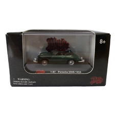 Malibu International 1959 Porsche 356B Diecast 1:87 HO Scale Green