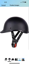 Half-Dome; $52 On Amazon; motorcycle helmet; DOT approved, Matte Black