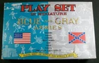 Marx Battle of Blue & Gray Civil War Playset Figures Lot Horses Vintage 1960's