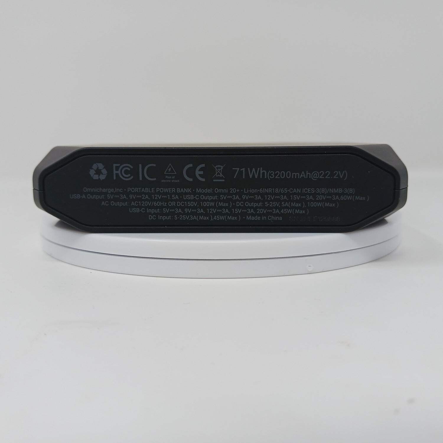 Omnicharge Omni 20+ 71Wh 3200mAh Portable Power Bank