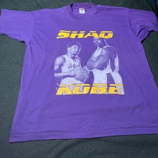 Vintage y2k Los Angeles Lakers nba world Champions T-Shirt XXL 2001 Kobe Shaq