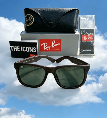 HOT RB4165  GREEN RAY-BAN JUSTIN SUNGLASSES KMT-7216