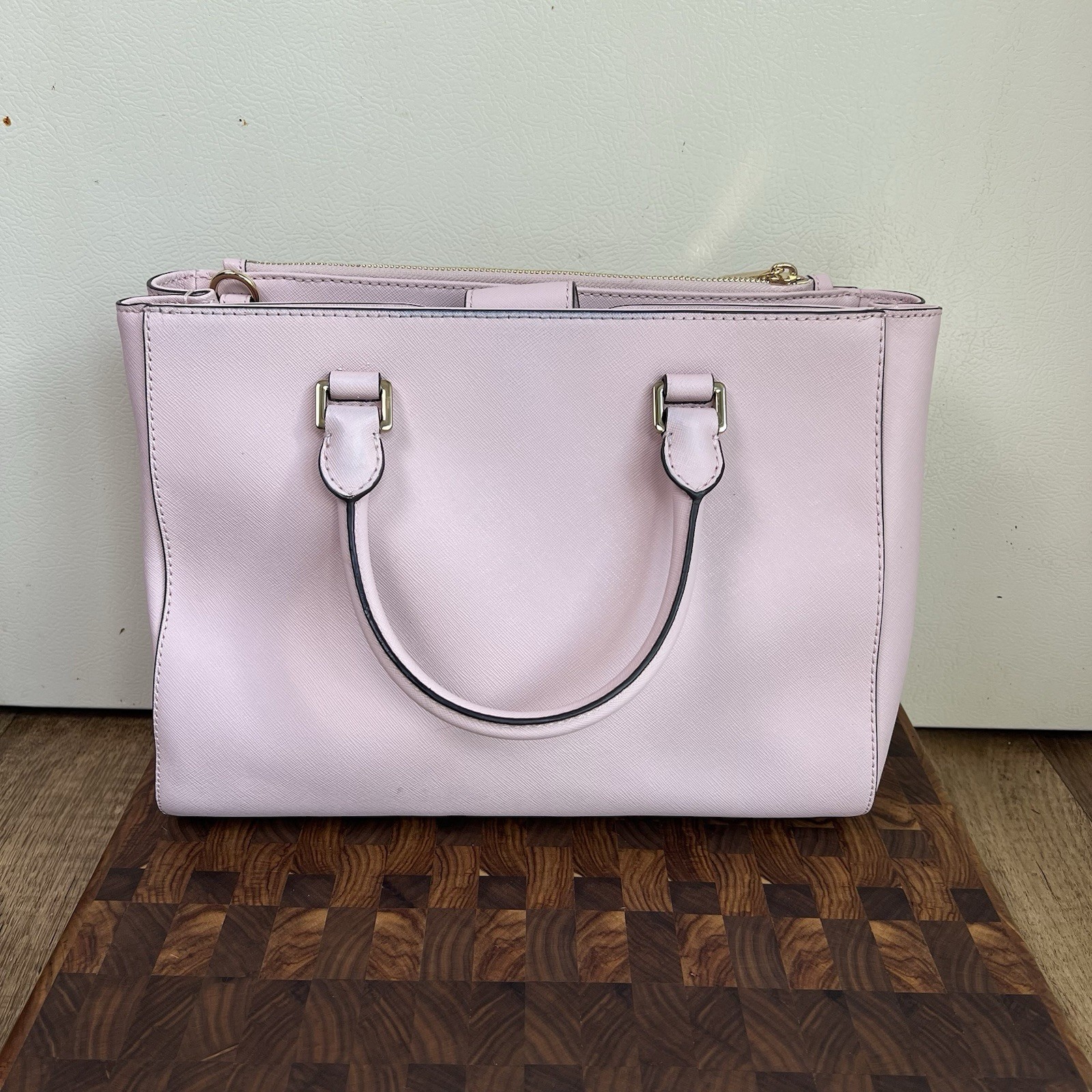 Michael Kors Kellen Medium Satchel Crossbody Bag Blossom Saffiano Leather NEW thumbnail 15