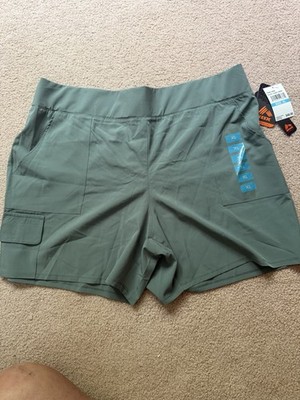 RBX Active Women s XL Laurel Green Cargo Shorts Stretch Hiking NWT Pockets
