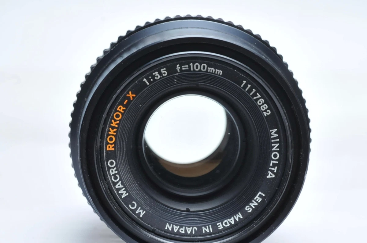 Minolta f/3.5 Camera Lenses 100mm Focal for sale | eBay