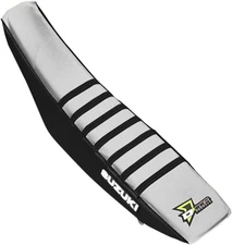 Dcor Factory Reinforced Seat Cover - Black/White/Black Motorcycle 30-40-455