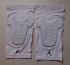 Nike Jordan Pro Hyperstrong Padded Knee Sleeves White/Black L/XL 1 Pair