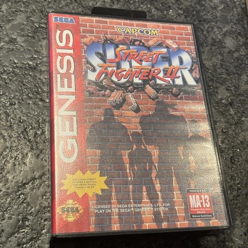 Super Street Fighter 2 Sega Genesis 1993 Vintage Classic