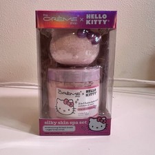 The Cr me Shop Hello Kitty Spa Set Rosy Strawberry Bath Bomb  Body Scrub Pink